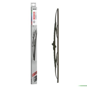 BOSCH ClassicWiper 550UE: Scheibenwischer im Karton und einzeln, für klare Sicht beim Autofahren.