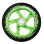 Muuwmi Scooter Rad 125 mm, schwarz-grün, mit ABEC 5 Kugellager. Ersatzteil für Tretroller.