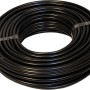Schwarzes Emskabel Erdkabel NYY-J 5 x 1,5 mm² (25 m) aufgerollt.