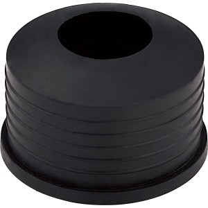 Schwarzer HT-Gumminippel Ø 40/50 mm für Siphon- und Rohrleitungsverbindungen.