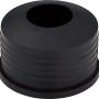 Schwarzer HT-Gumminippel Ø 40/50 mm für Siphon- und Rohrleitungsverbindungen.