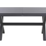 Ausziehbarer Siena Garden Gartentisch Ferrostone, 100x260 cm, mit Aluminiumgestell.