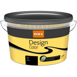 Eimer OBI Design Color matt Honig, 2,5 l, für bunte Wandfarben.