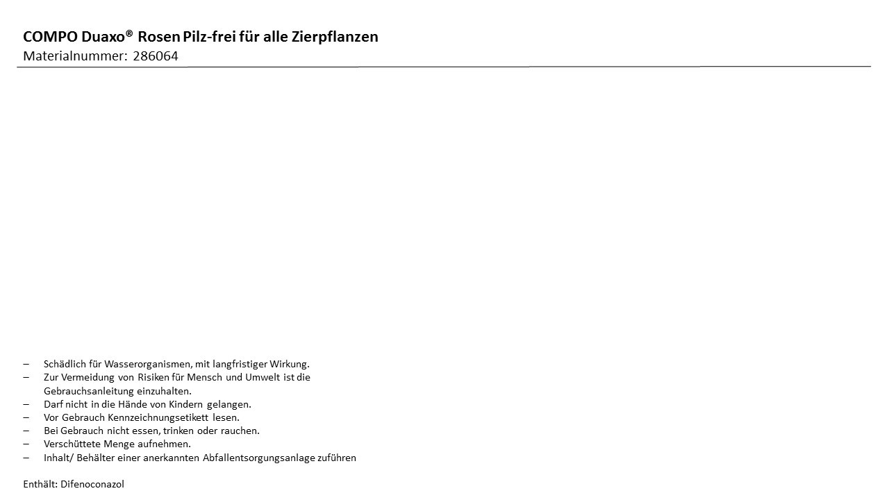 Compo Duaxo Rosen Pilzfrei Zierpflanzen kaufen bei OBI