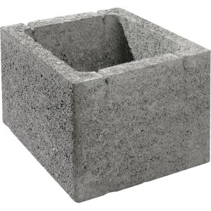 Premac Schalungsstein Grau 30 x 30 x 25 cm Grau