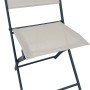 Klappstuhl Toconao Stahl Anthrazit-Beige