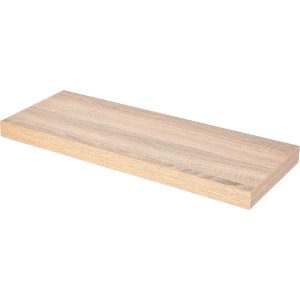 Regalboden XL4 Sanoma Dunkel Eiche, 3,8x60x23,5 cm. Holzregal für Wandmontage.