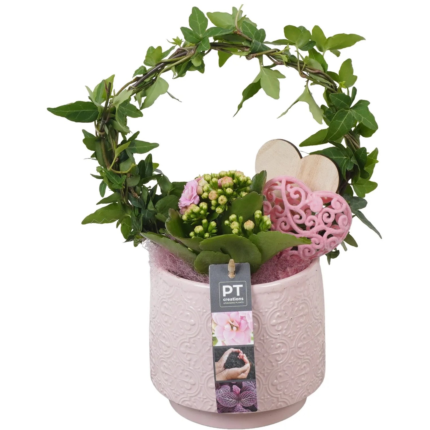 grabgestecke künstlich GRABGESTECK XXL COCOSBLATT Naturdeko Künstliche Blumen Engel Gedenken –  Casa-Poador main image 1