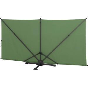 Siena Garden faltbarer Sichtschutz Ben, 150x280 cm, Olive, mit Stahlgestell und Polyesterbezug.