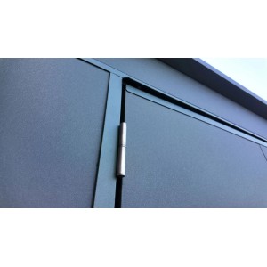 Weka Metall-Gerätehaus Gary 192 cm x 97,8 cm Grün