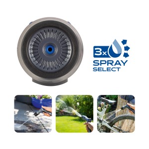 LUX Reinigungsspritze mit 3 Strahlvarianten für Gartenbewässerung und Reinigung.