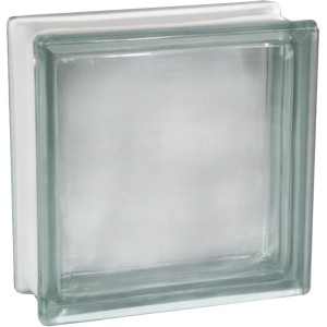 Glasstein Vollsicht Klar Schallschutz 19 cm x 19 cm x 8 cm