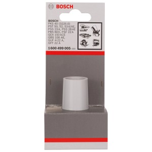 Bosch Adapter für Fremdabsaugung, 35/25mm, für Sägen und Elektrowerkzeuge.