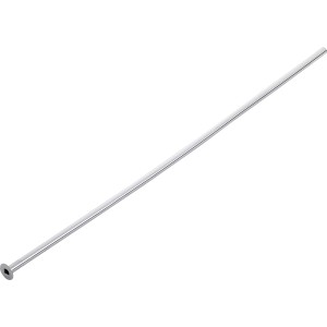 Chrombeschichtetes Kupferrohr, Ø 8 mm x 500 mm, für Sanitärinstallationen.