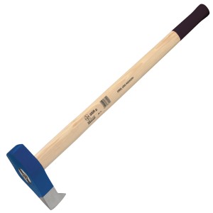 LUX Holzspalthammer Comfort, 90 cm, 3 kg, mit Hickory-Stiel zum Holz spalten und Keile einschlagen.