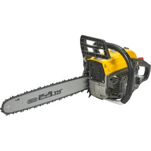 Texas Benzin-Kettensäge TS 4518, 45 cm Schwert, gelb/schwarz.