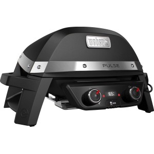 Weber Pulse 2000 Elektrogrill, 2200 W, mit digitalem Thermometer und Temperaturregler.