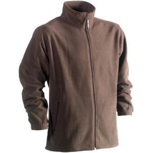 Braune Herock Fleecejacke Darius, Größe XXL, ideal als Arbeitskleidung.