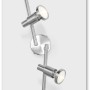 Ledvance LED-Spot, 4-flammig, silberfarben, 17 cm. Deckenleuchte mit vier Strahlern.