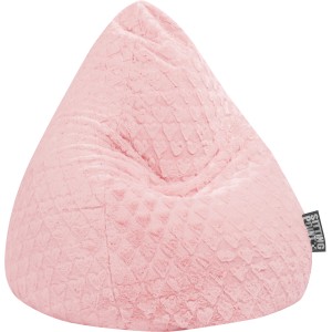 Sitting Point Sitzsack BeanBag Fluffy 120 l Rose Herz-Muster