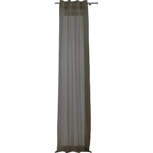 Grauer mydeco Schlaufenschal Pure, 300x135 cm, blickdichter Fenstervorhang.