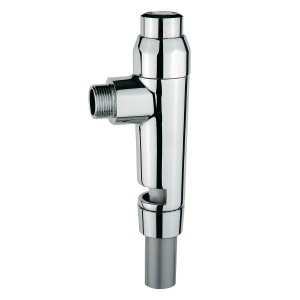 Kirchhoff WC-Druckspüler, schallgedämmt, Chrom, 26,4 mm (3/4 Zoll) Anschluss.