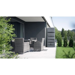 Waterform Regentonne Tower Stone 720 l Granit