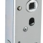 Abus Einsteckschloss für Rohrrahmentüren, Profilzylinder, silberfarben, mit 30 mm Dornmaß.