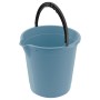 Tontarelli Eimer Classic, 10 l, Nordic Blue, mit Ausguss und Mess-Skala.