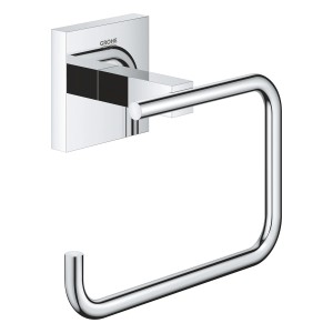 Grohe QuickFix Start Cube WC-Papierhalter aus Chrom, zur Wandmontage.