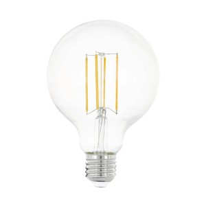 Eglo E27 LED Leuchtmittel in Globeform, 8W, warmweiß, nicht dimmbar.