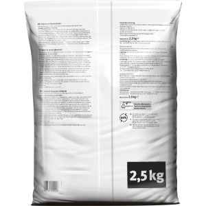 Verpackung Universal Rasen 2,5 kg: Saatgut für strapazierfähigen Gebrauchsrasen.