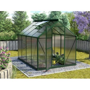 Gewächshaus Triton 5000 HKP 4 mm Dunkelgrün inkl. Fundament