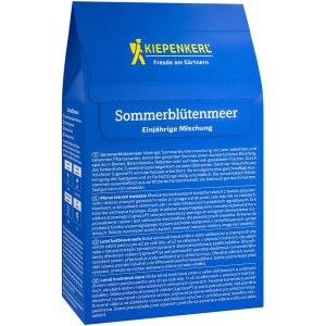 Kiepenkerl Sommerblütenmeer Blumensamen Packung, ideal für bunte Sommerblumen.