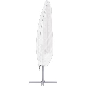 Schutzhülle für Ampelschirm bis Ø 200cm, transparent, mit Kordelzug am unteren Ende.