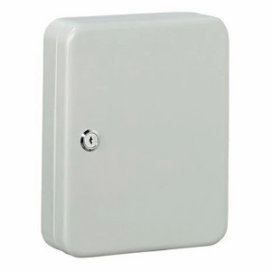 Burg Wächter Schlüsselkasten Favor KC 48, hellgrau, mit Schloss und 2 Schlüsseln.