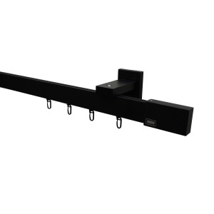 Schwarze Schöner Wohnen X-Gelenkgleiter Leon mit Faltenlegehaken, 20 Stück, für Stilgarnituren.