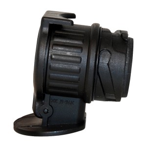 Las Kurzadapter Mini 13 auf 7-polig aus Kunststoff für PKW-Anhänger