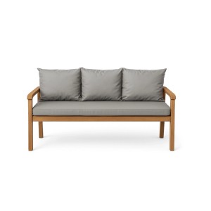 Setgarden Mix Bench Kissen, grau, für 3-Sitzer Gartenbank, 150x50 + 2x50x56cm.