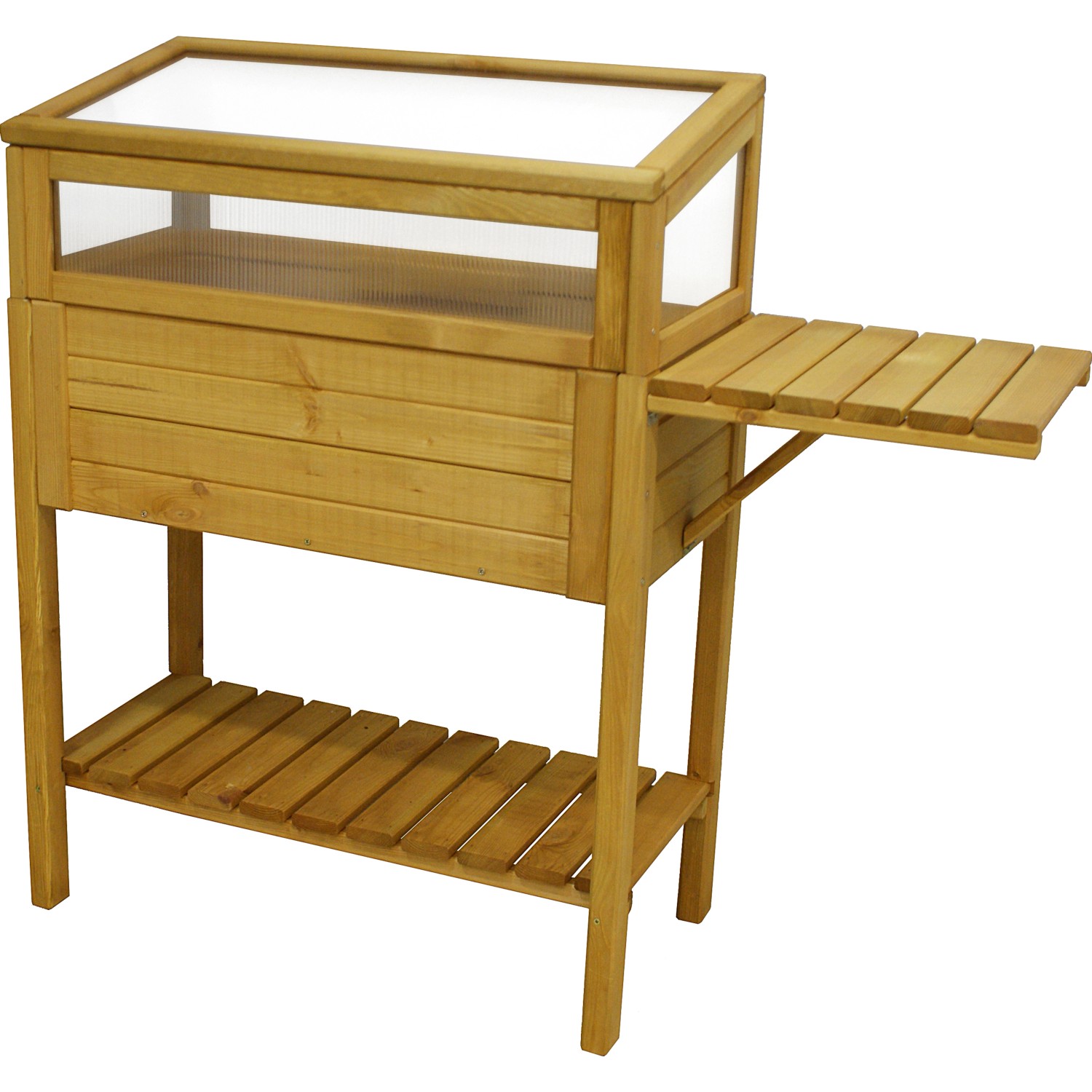 OBI HolzHochbeet mit Klapptisch 118 cm x 39 cm x 107 cm kaufen bei OBI