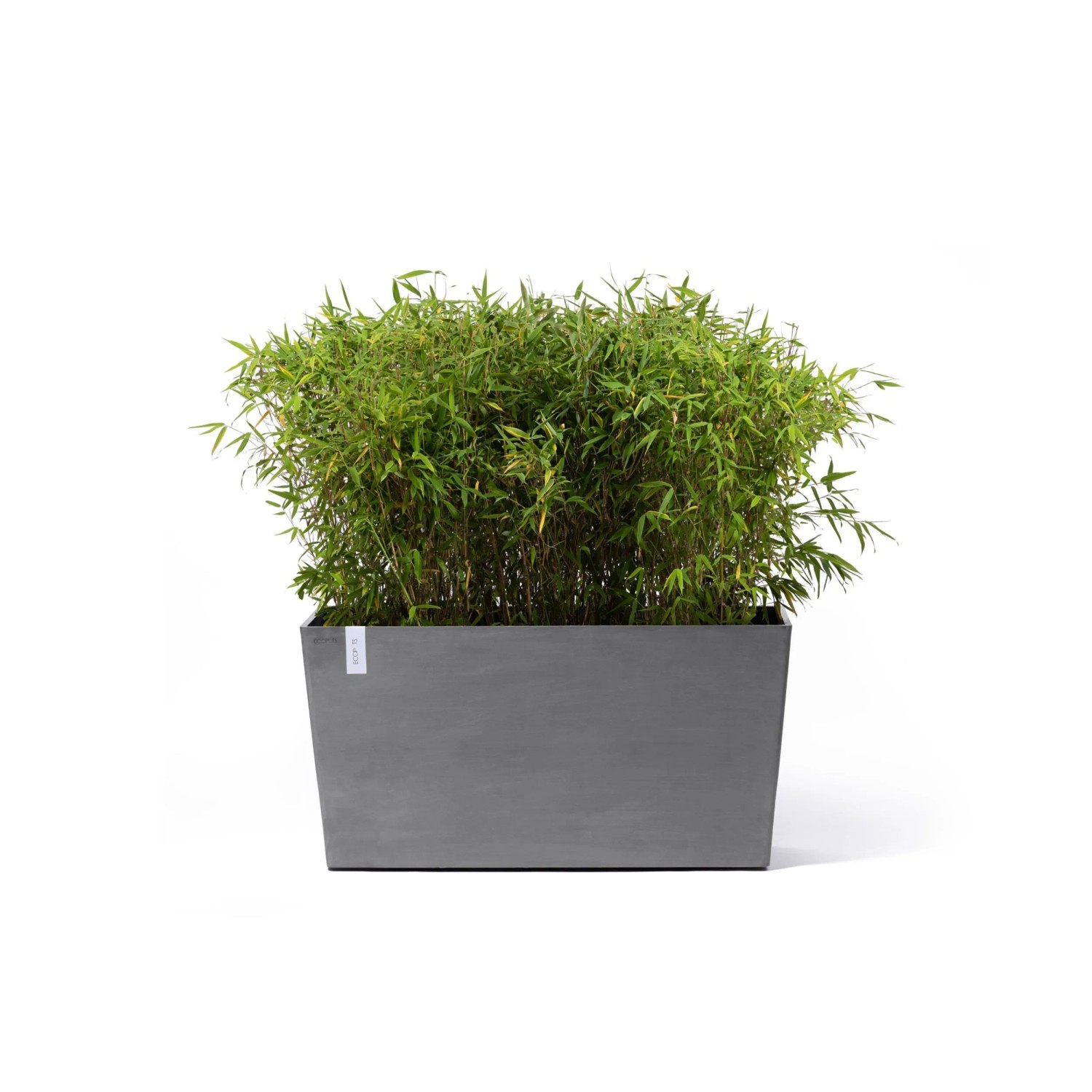 Ecopots Pflanztopf Paris Rollen Grau (HxBxT) 51 x 100 x 40 cm_2