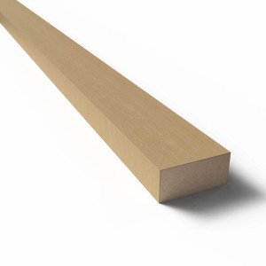 Paneel-Abschlussleiste in Eiche Braun (MDF, 6,5x240cm) für den perfekten Paneel-Abschluss.
