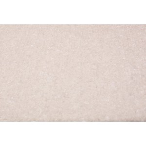Detailansicht Teppichboden Bari Weiß, Meterware, 500 cm breit.