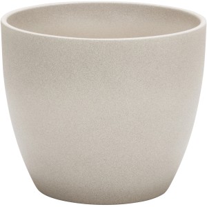 Scheurich Übertopf 920, Ø 33 cm, Taupe Stone, Keramik-Blumentopf für Innenräume.