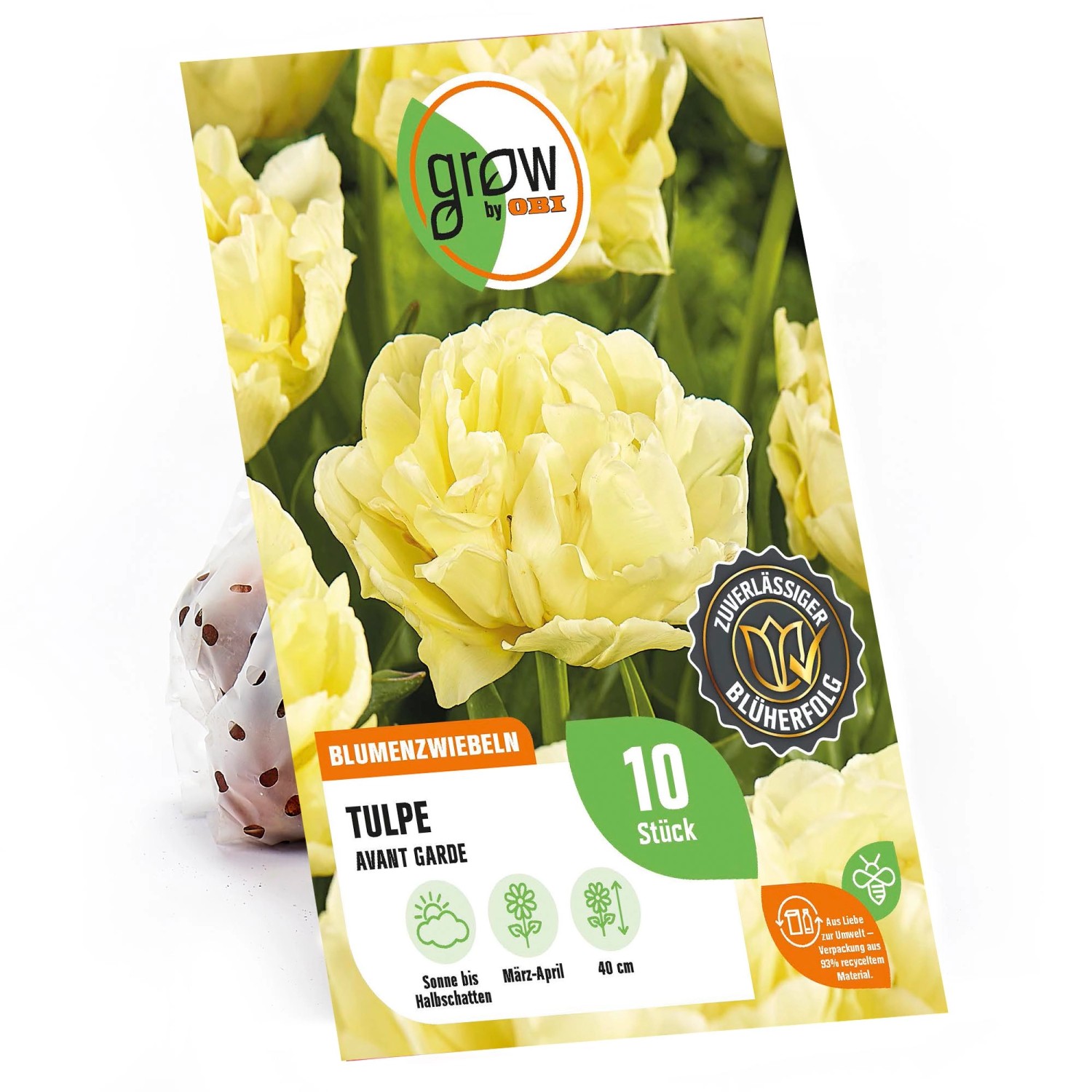 GROW by OBI PfingstrosenTulpe "Avant Garde" Gelb 40 cm Tulipa kaufen