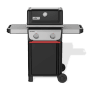 Weber Gasgrill E-210 Spirit, 2 Brenner, Schwarz. Kompakter Grillwagen für Balkon und Terrasse.