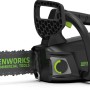 Greenworks Akku-Kettensäge GD40CSK2 Set, 40V, mit Akku und Ladegerät. Kompakte, leichte Motorsäge für Gartenarbeiten.