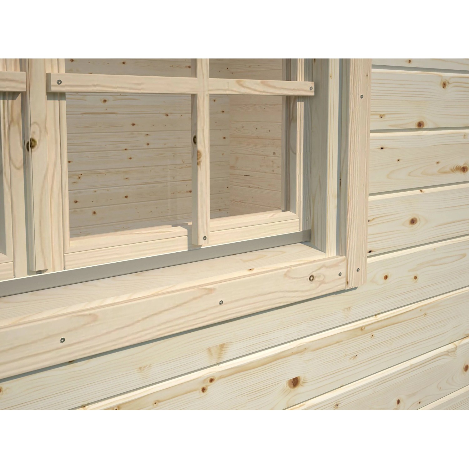 Palmako Gartenhaus Helena 450 x 360 cm Lackiert Dunkelgrau-Weiß FSC®_10