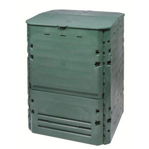 Garantia Thermo-King Komposter, 600 l, grün. Ideal zur Kompostierung organischer Abfälle im Garten.
