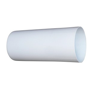 Bertrams Rauchrohr Ø 12 cm Länge 25 cm Weiß emailliert